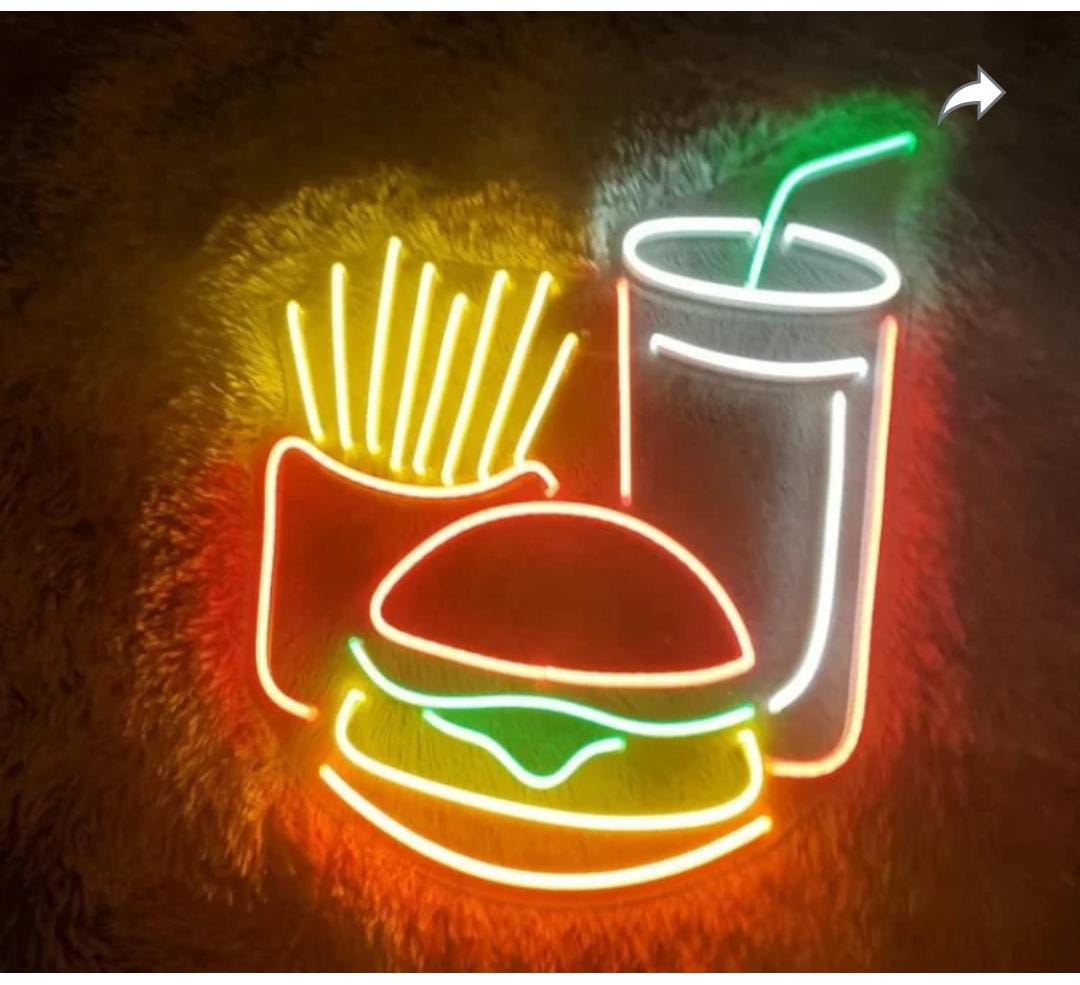 burger neon