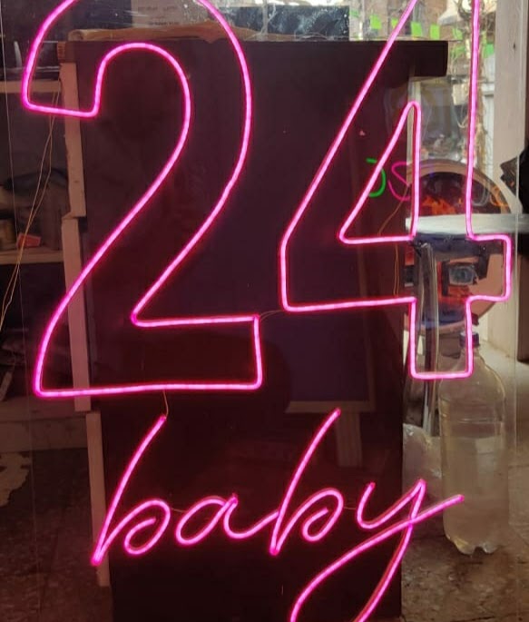 24 Baby neon sign