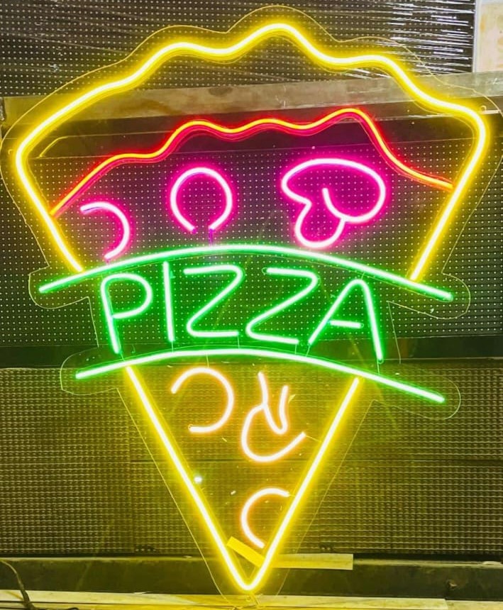 neon pizza