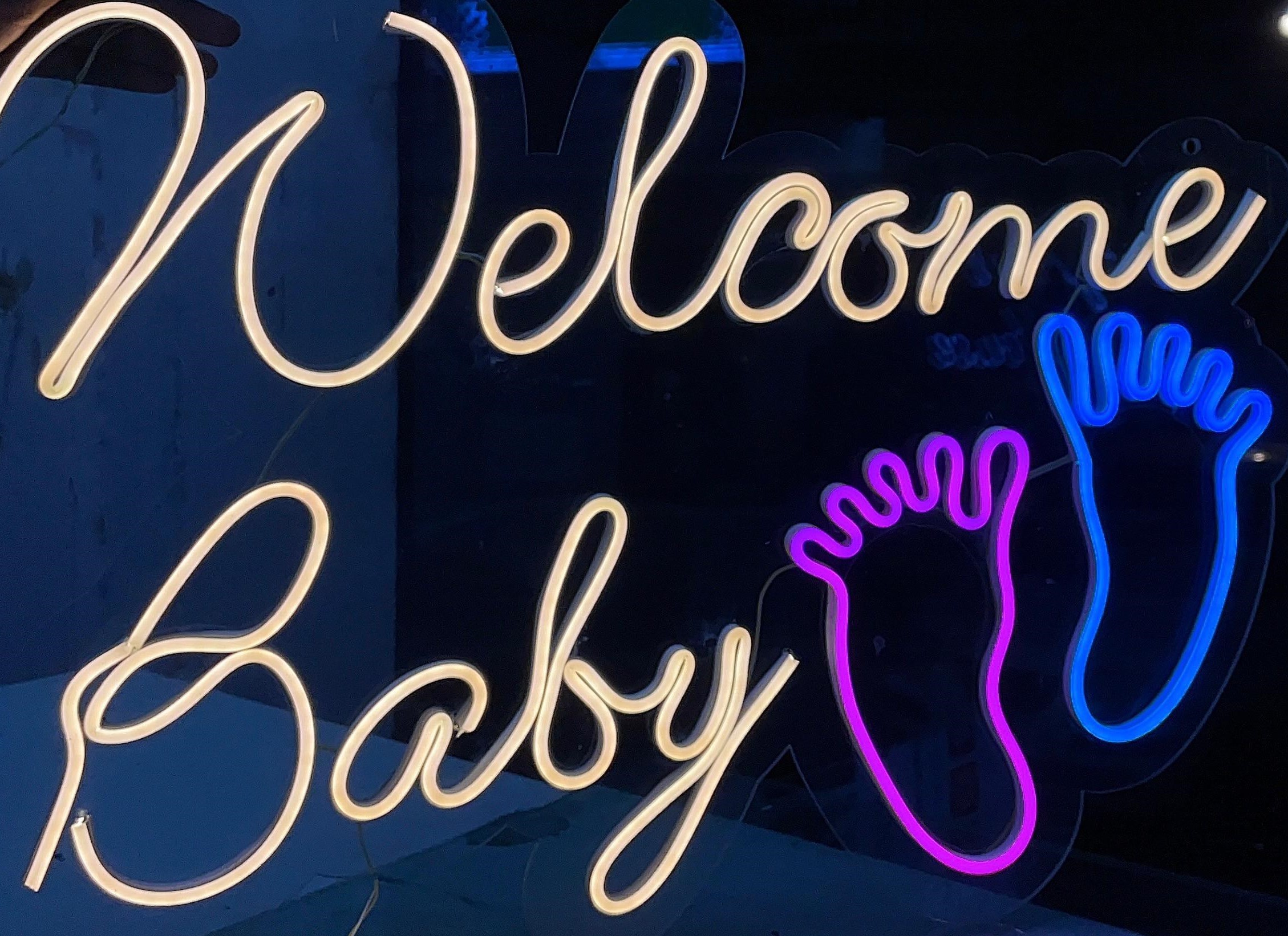 neon welcome